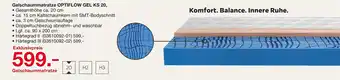 Möbelzentrum Pforzheim Dieter knoll gelschaummatratze optiflow gel ks 20 Angebot