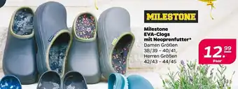 NETTO Milestone eva-clogs mit neoprenfutter Angebot