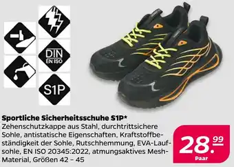 NETTO Sportliche sicherheitsschuhe s1p Angebot