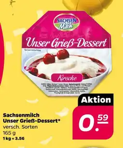NETTO Sachsenmilch unser grieß-dessert Angebot