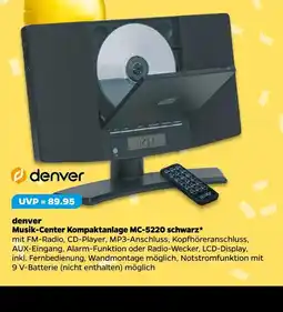 NETTO Denver musik-center kompaktanlage mc-5220 schwarz Angebot