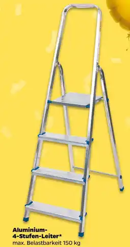 NETTO Aluminium-4-stufen-leiter Angebot