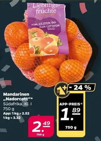 NETTO Mandarinen 'nadorcott' Angebot