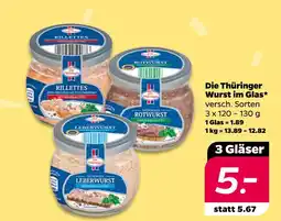 NETTO Die thüringer wurst im glas Angebot