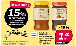 NETTO Bellafonde aprikose konfitüre extra Angebot