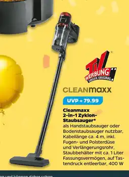 NETTO Cleanmaxx 2-in-1-zyklon-staubsauger Angebot