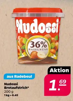 NETTO Nudossi brotaufstrich Angebot