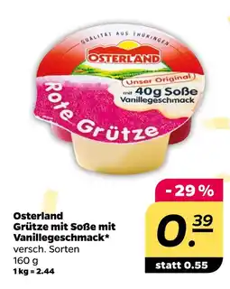 NETTO Osterland grütze mit soße mit vanillegeschmack Angebot