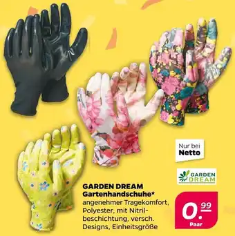 NETTO Garden dream gartenhandschuhe schwarz Angebot