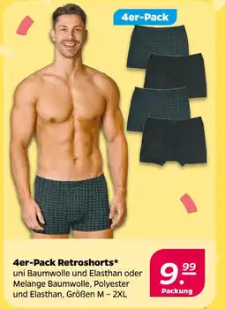 NETTO 4er-pack retroshorts Angebot