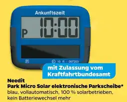 NETTO Needit park micro solar elektronische parkscheibe Angebot