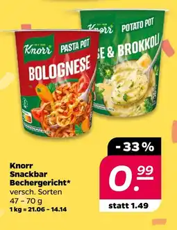 NETTO Knorr pasta pot bolognese Angebot