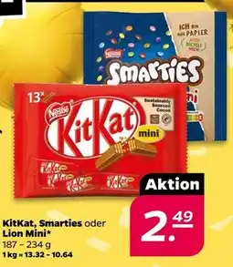 NETTO Nestlé kitkat, smarties oder lion mini Angebot