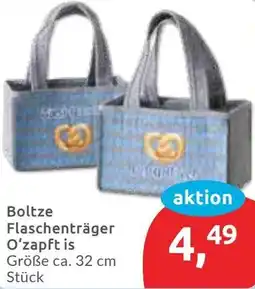 Budni Boltze Flaschenträger O'zapft is Angebot
