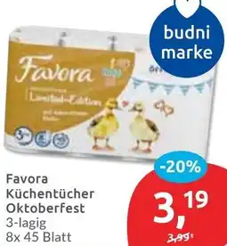 Budni Favora Küchentücher Oktoberfest Angebot