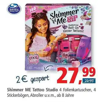 Pfennigpfeiffer Shimmer Me Tattoo Studio Angebot