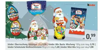 Pfennigpfeiffer Kinder überraschung Oder Kinder Mix Bunte Mischung Oder Schokolade Weihnachtsmann Oder Mini Mix Angebot