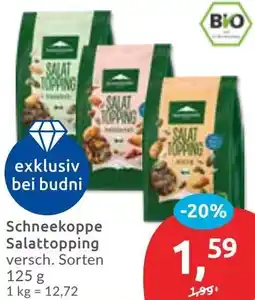 Budni Schneekoppe Salattopping Angebot