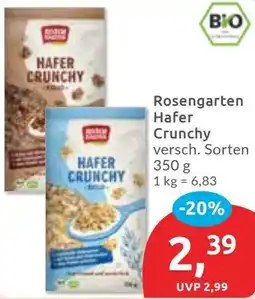 Budni Rosengarten Hafer Crunchy Angebot