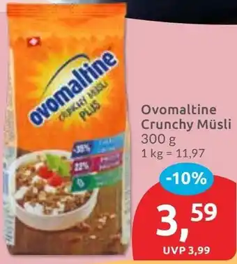Budni Ovomaltine Crunchy Müsli Angebot