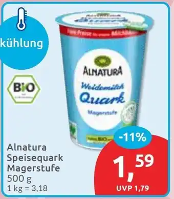 Budni Alnatura Speisequark Magerstufe Angebot