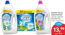 Budni Weißer Riese Waschmittel Angebot