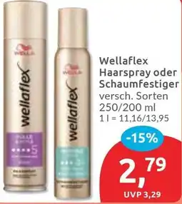 Budni Wellaflex Haarspray oder Schaumfestiger Angebot