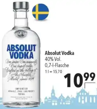 CITTI Markt Absolut Vodka Angebot