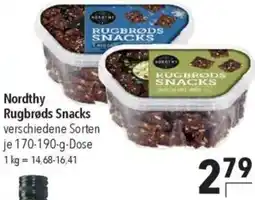 CITTI Markt Nordthy Rugbrøds Snacks Angebot