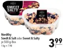 CITTI Markt Nordthy Soedt & Salt oder Sweet & Salty Angebot