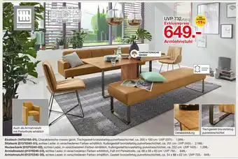 Möbelzentrum Pforzheim Musterring esstisch, sitzbank, hockerbank oder armlehnstuhl Angebot