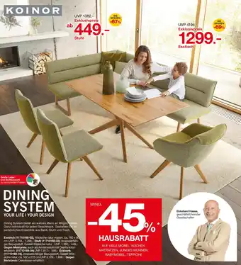 Möbelzentrum Pforzheim Koinor esstisch Angebot