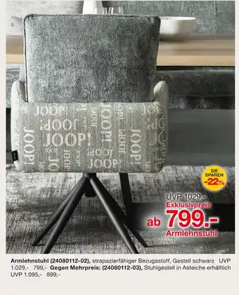 Möbelzentrum Pforzheim Joop! armlehnstuhl Angebot