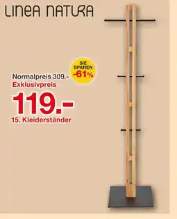 Möbelzentrum Pforzheim Linea natura kleiderständer Angebot
