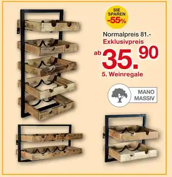 Möbelzentrum Pforzheim Weinregale Angebot