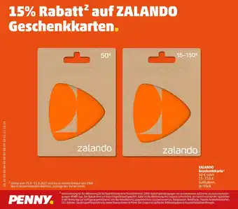 PENNY Zalando 15% rabatt Angebot