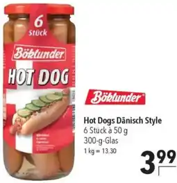 CITTI Markt Böklunder Hot Dogs Dänisch Style Angebot
