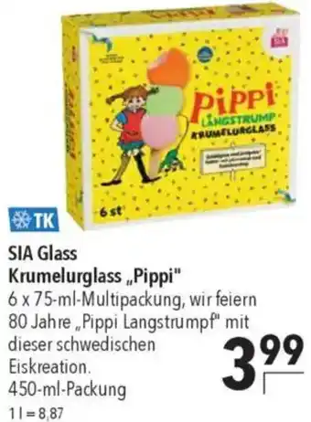 CITTI Markt SIA Glass Krumelurglass „Pippi" Angebot