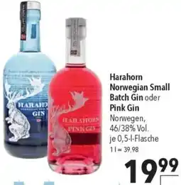 CITTI Markt Harahorn Norwegian Small Batch Gin oder Pink Gin Angebot