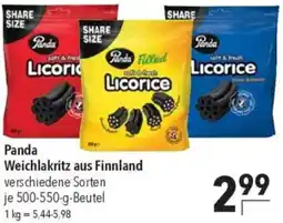 CITTI Markt Panda Weichlakritz aus Finnland Angebot
