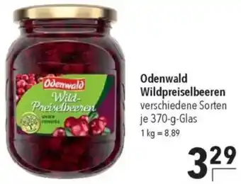 CITTI Markt Odenwald Wildpreiselbeeren Angebot