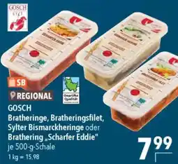 CITTI Markt GOSCH Bratheringe, Bratheringsfilet, Sylter Bismarckheringe oder Brathering, ,Scharfer Eddie" Angebot
