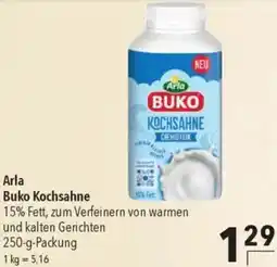 CITTI Markt Arla Buko Kochsahne Angebot