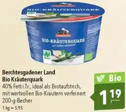CITTI Markt Berchtesgadener Land Bio Kräuterquark Angebot