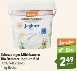 CITTI Markt Schrozberger Milchbauern Bio Demeter Joghurt Mild Angebot