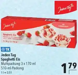 CITTI Markt Jeden Tag Spaghetti Eis Angebot