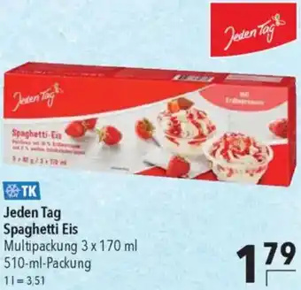 CITTI Markt Jeden Tag Spaghetti Eis Angebot