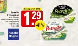 WEZ Petrella Frischkäse Angebot