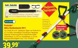 Lidl PARKSIDE Akku-Hochentaster 20 V Angebot