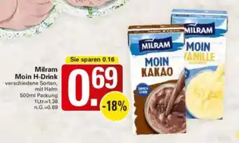 WEZ Milram Moin H-Drink Angebot
